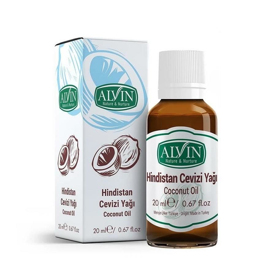 Alvin Hindistan Cevizi Yağı 20 ml (Soğuk Sıkım)