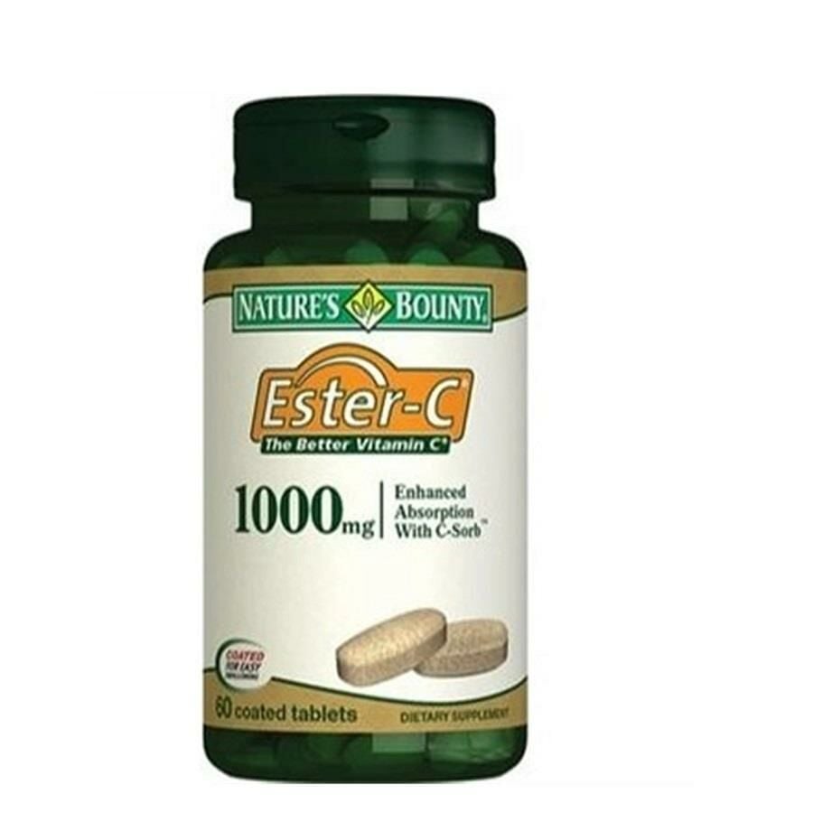 Nature's Bounty Ester-C 1000 mg 60 Tablet