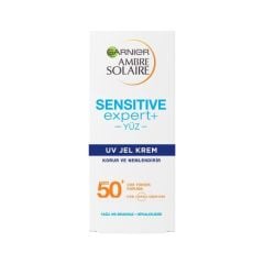 Garnier Ambre Solaire Sensitive Expert+ Güneşe Karşı Hassas Ciltler için SPF50+ Güneş Koruyucu Jel Krem 50 ml