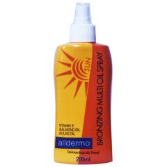 Alldermo Bronzing Multi Oil Sprey - Bronzlaştırıcı Yağ Sprey 200ml