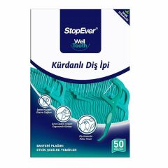 StopEver Well Tooth Kürdanlı Diş İpi 50 Adet