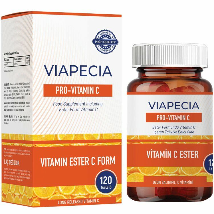 Viapecia Pro-Vitamin C Tablet 120 li