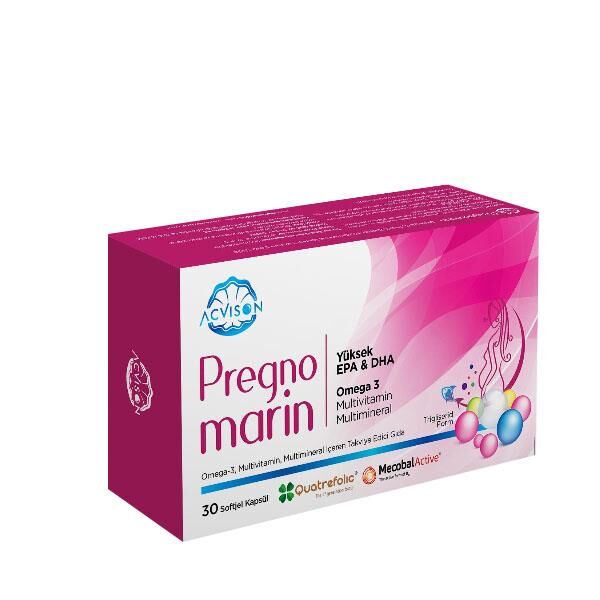 Acvison PregnoMarin 30 Kapsül