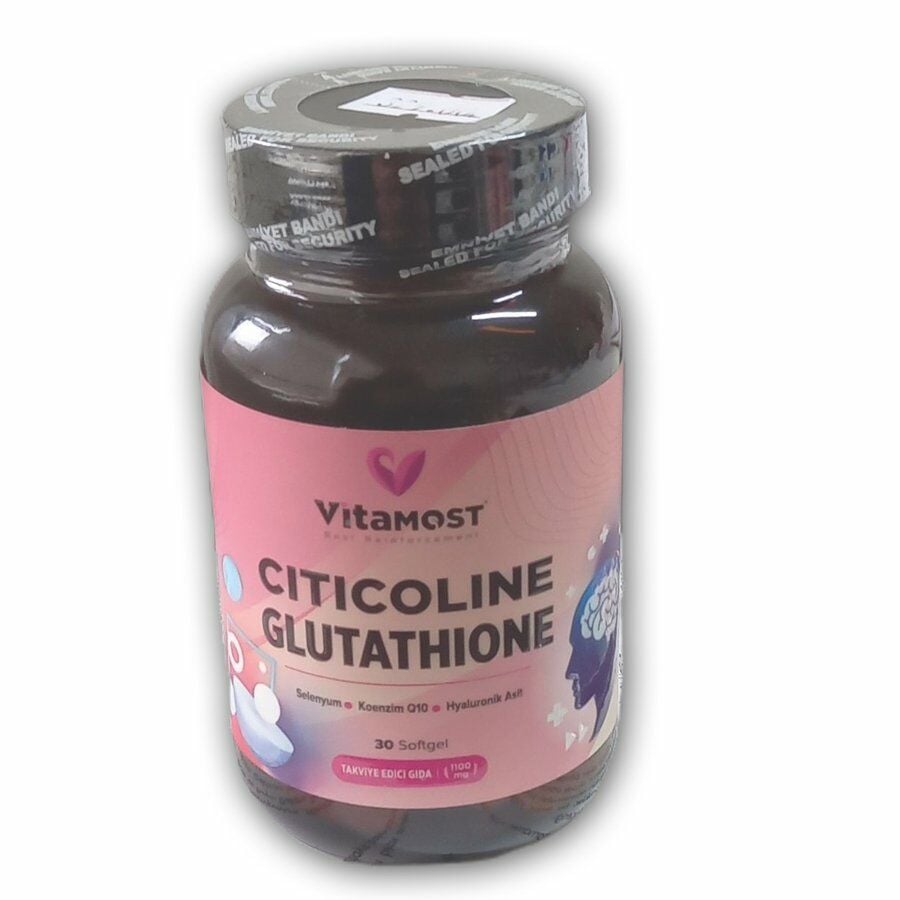 Vitamost Citicoline Glutathione 30 Softgel Kapsül