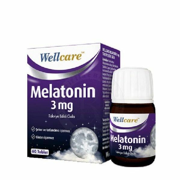 Wellcare Melatonin 3 MG Tablet 60 li