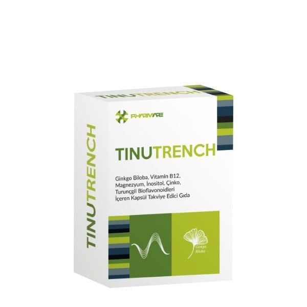 Tinutrench Kapsül Ginkgo Biloba, İnositol, Turunçgil Bioflavonidleri İçeren Takviye Edici Gıda