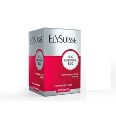 Elysuisse B-G Defense 500 Beta-Glukan 500mg 60 Kapsül