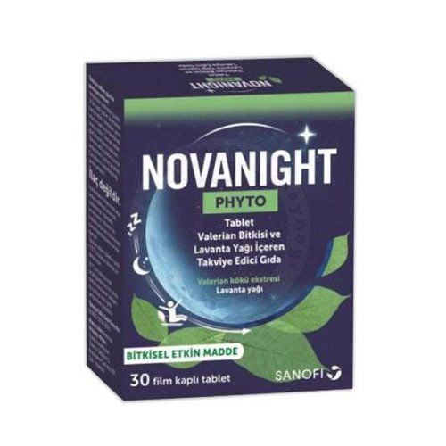 NovaNight Phyto Valerian ve Lavanta Yağı İçeren 30 Tablet