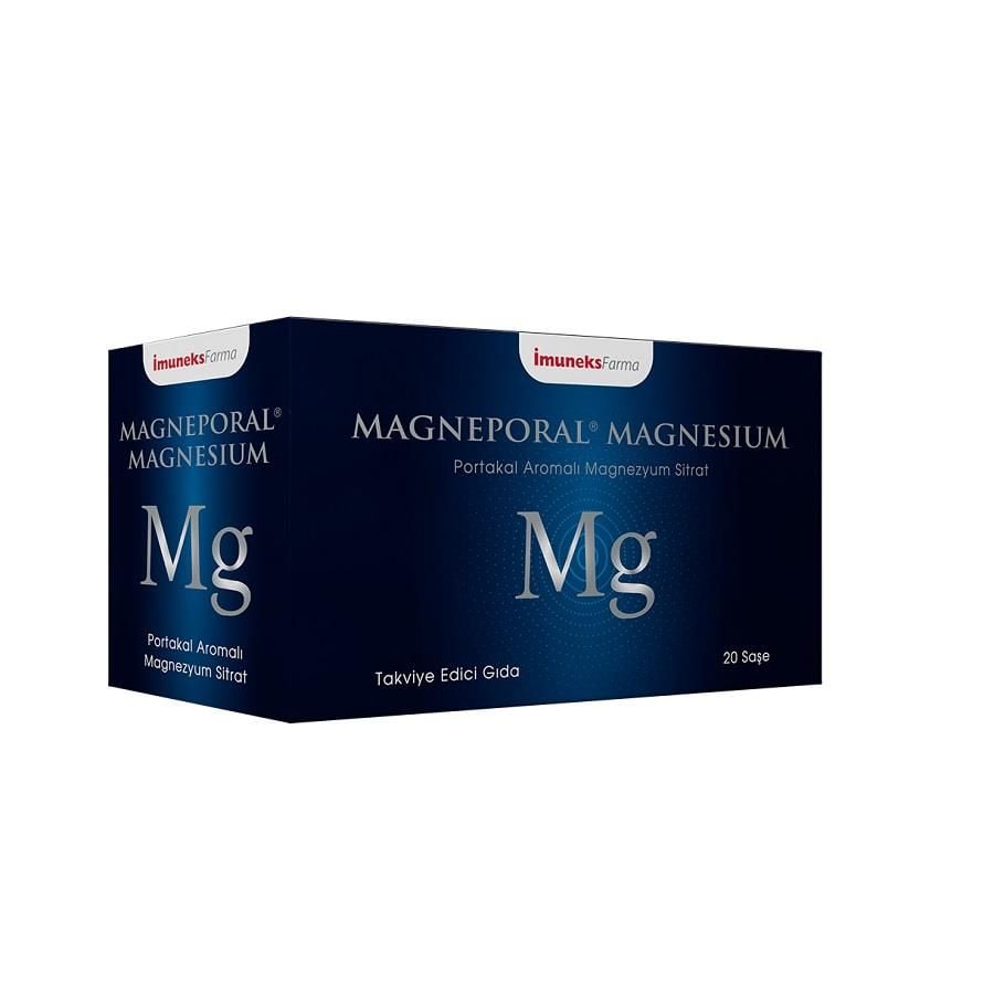 Magneporal Magnesium Magnezyum Sitrat 20 Saşe