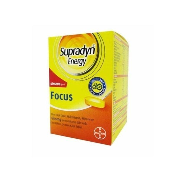 Supradyn Energy Focus Ginseng Multivitamin 30 Tablet