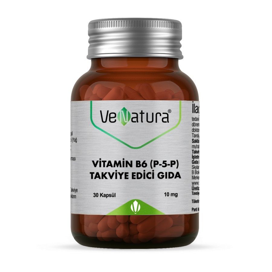 Venatura Vitamin B6 (P-5-P Piridoksal 5-fosfat) Kapsül 30 lu