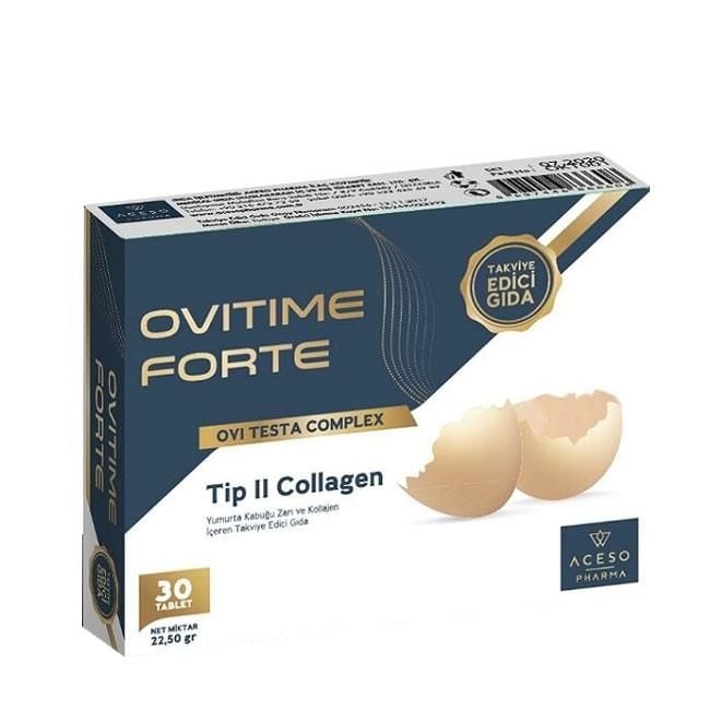 Ovitime Forte 30 Tablet - Ovi Testa Complex - Tip II Collagen