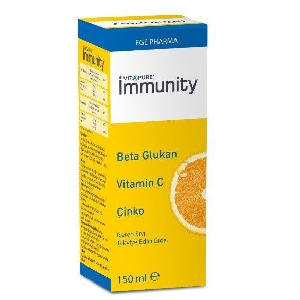 Vitapure İmmunity Beta Glucan Şurup 150 ml