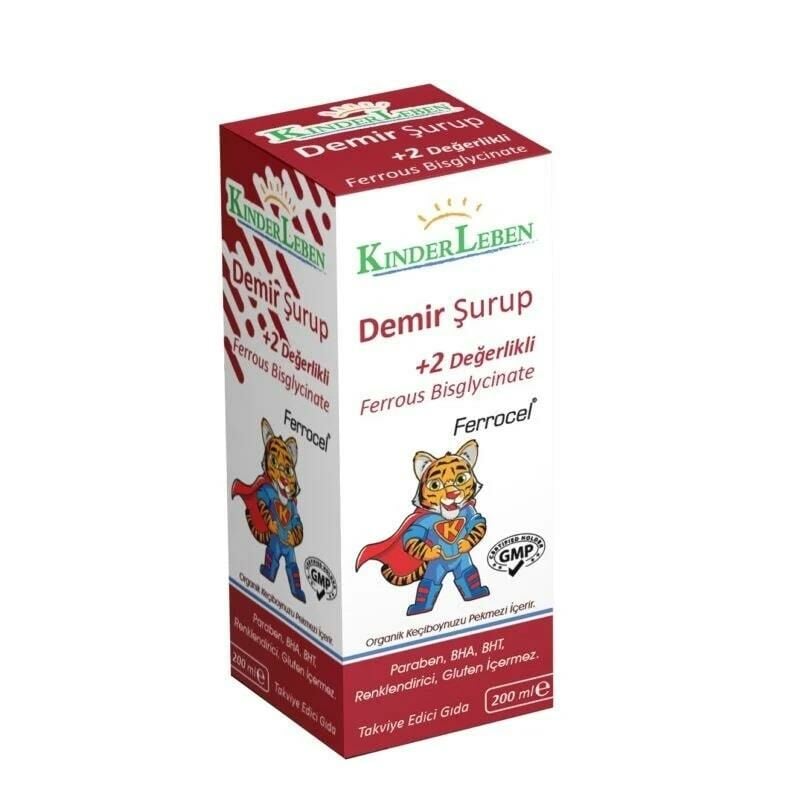 Kinderleben Demir Şurup 200ml