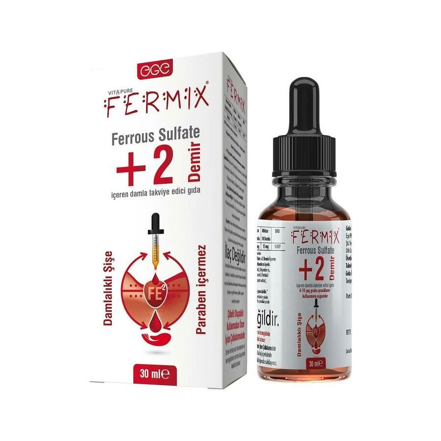 Vitapure Fermix Damla 30ml - Ferrous Sulfate +2 Demir