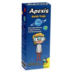 Apexis Balık Yağı Şurup Portakal Aromalı 150ml