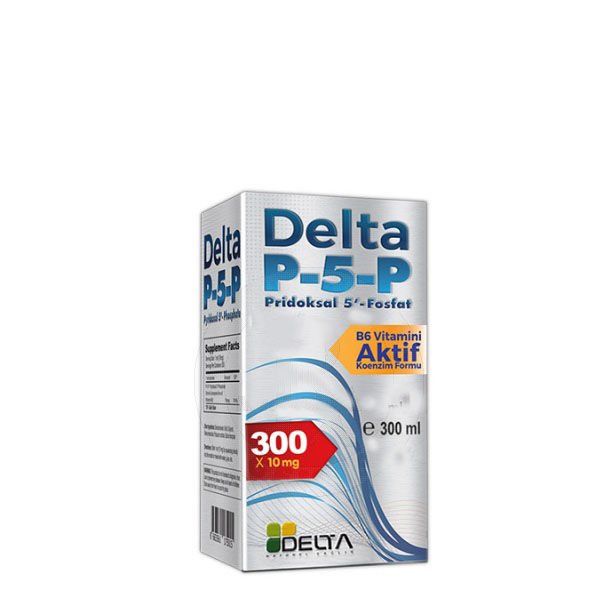 Delta P-5-P Pridoksal 5 Fosfat - Vitamin B6 Şurup 300ml