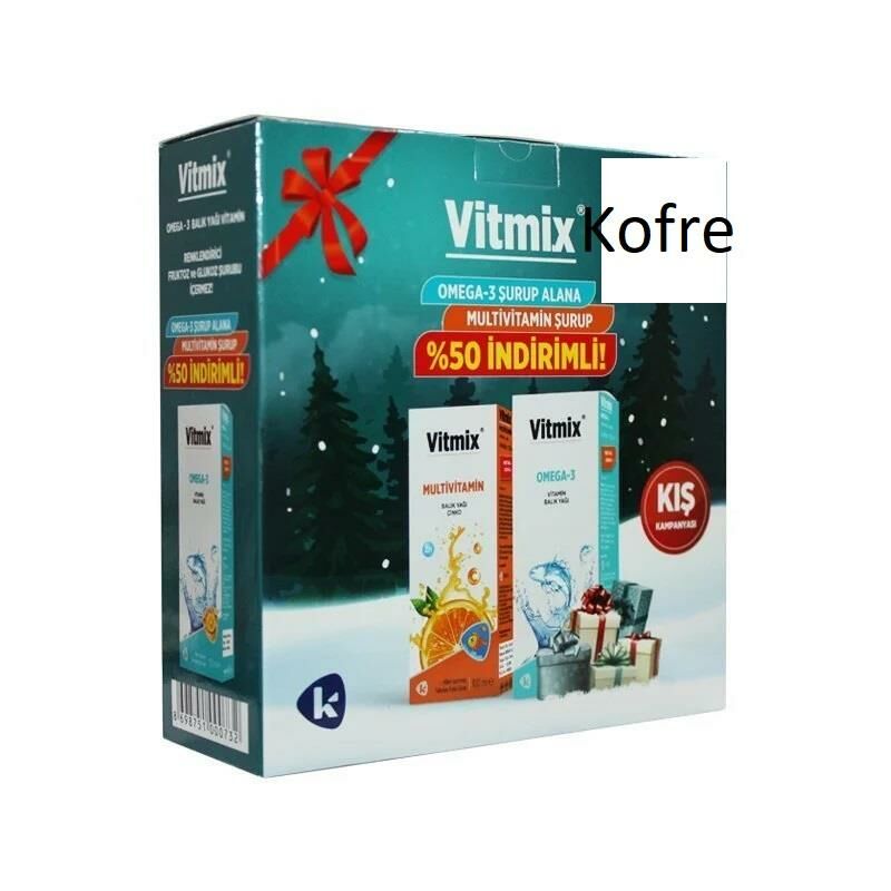 Vitmix Omega Multivitamin Şurup Kofre