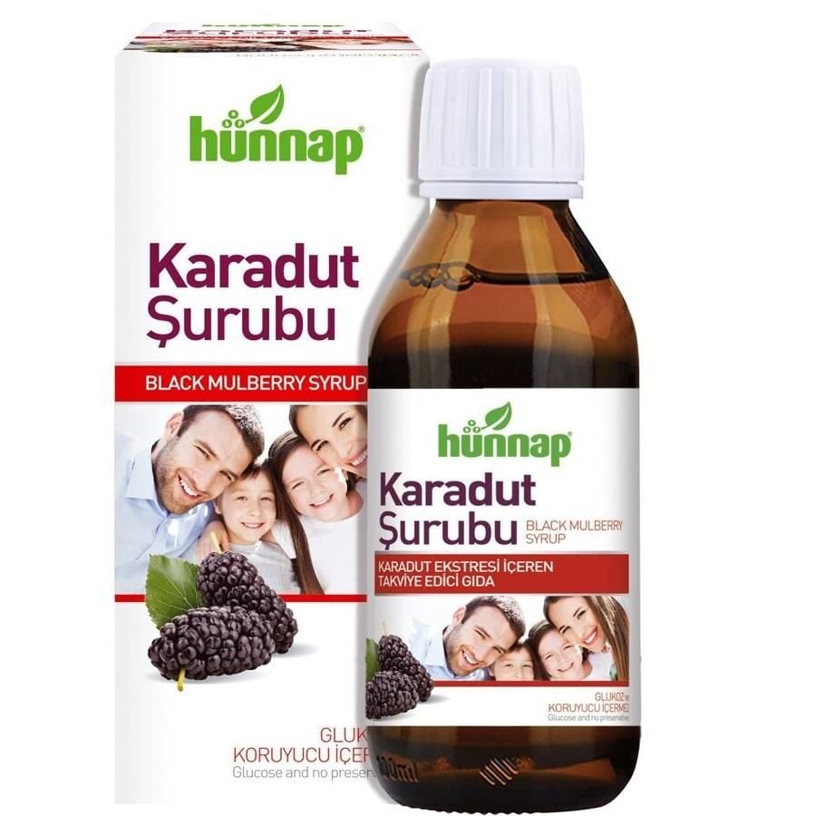 Hünnap Karadut Şurubu 50ml