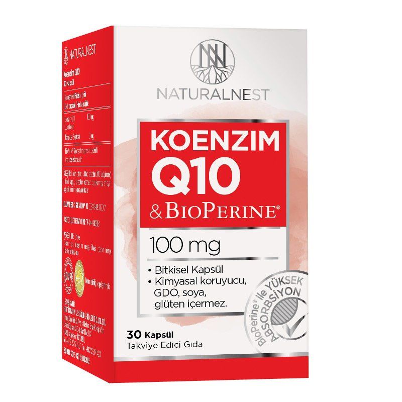 Naturalnest Koenzim Q10 & Bioperine 30 Kapsül