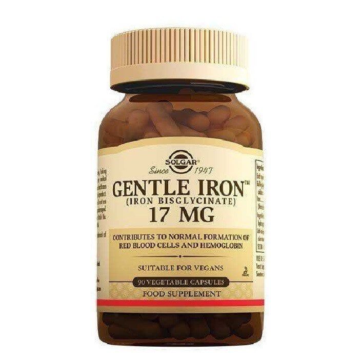 Solgar Gentle Iron 17mg 90 Kapsül