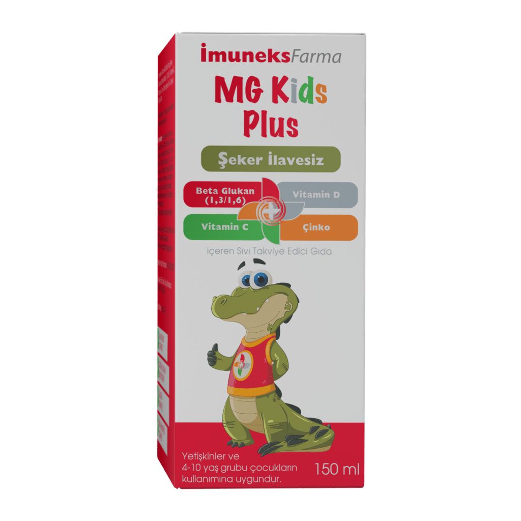 İmuneks Farma MG Kids Plus 150ml - Micro Glucan Kids Plus Şurup