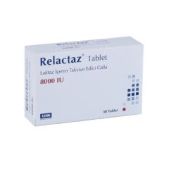 Relactaz 30 Tablet - Laktaz içeren Takviye Edici Gıda