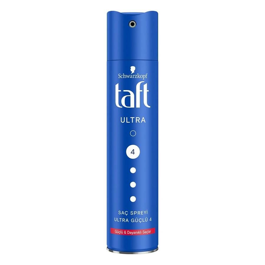 Taft Saç Spreyi 04 Ultra Güç 250ML 24H Mavi