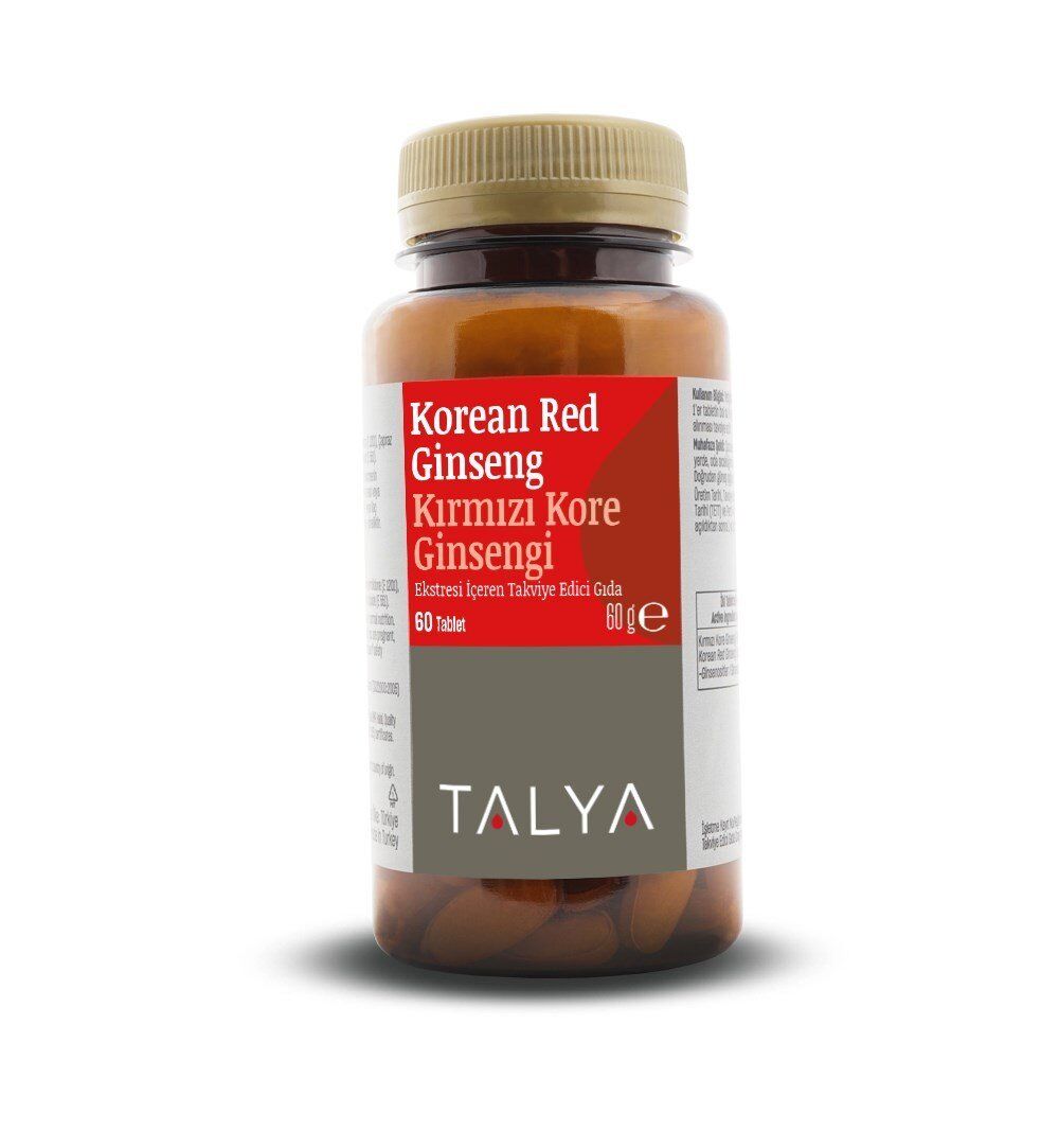 Talya Red Ginseng (Panax) Extract 60 Kapsül