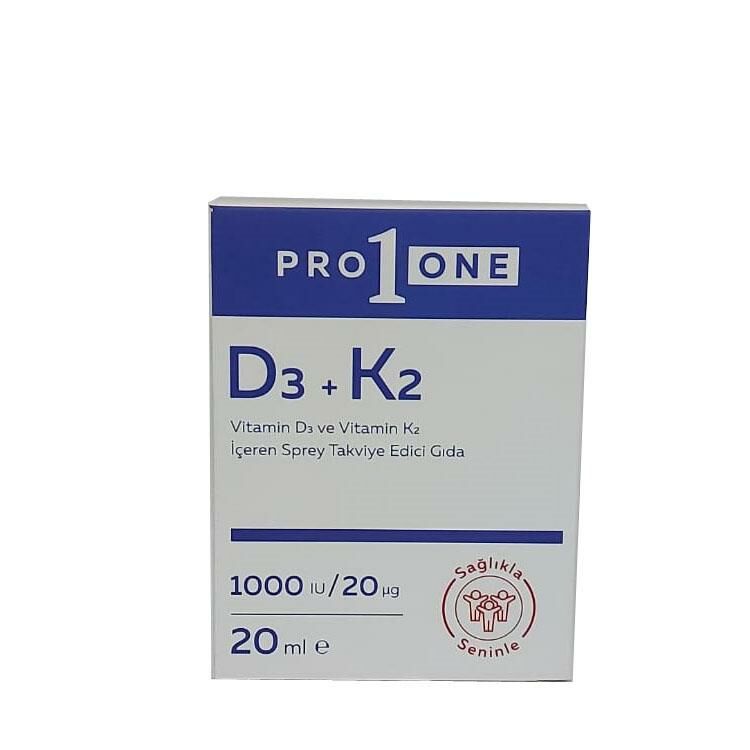 Pro1One D3 K2 Sprey 20ml