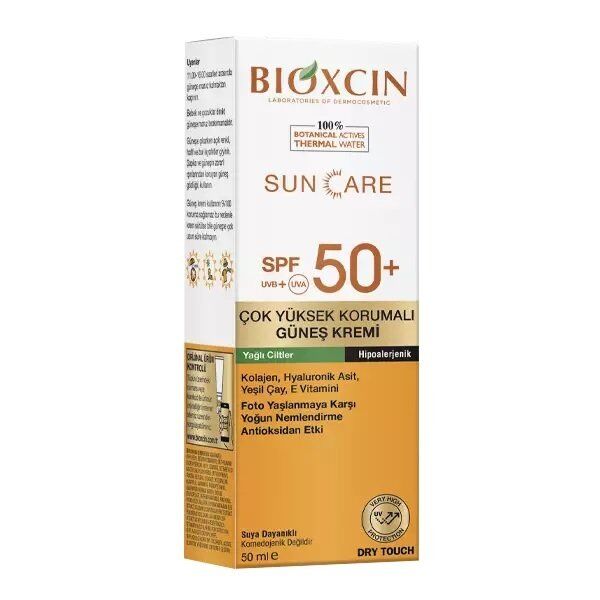 Bioxcin Sun Care Yağlı Ciltler için Çok Yüksek Korumalı Güneş Kremi Spf50+ 50ml