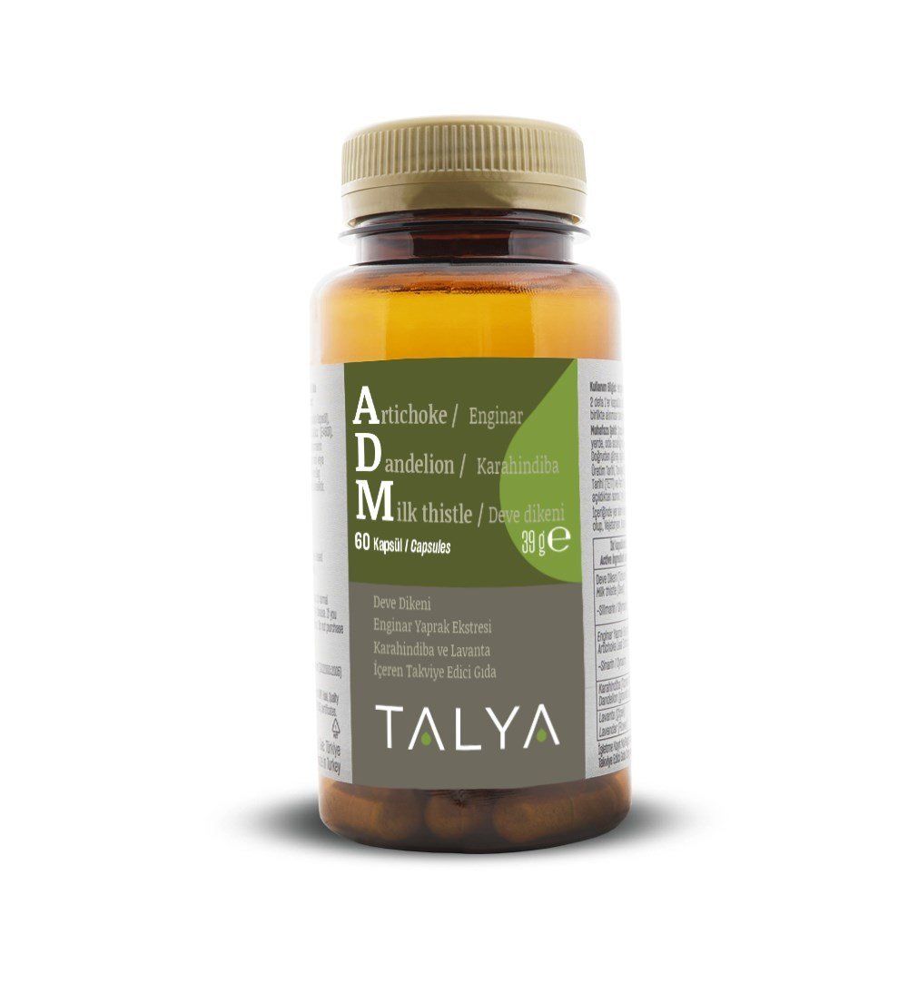 Talya Adm Artichoke Dandelion Milk Thistle 60 Kapsül