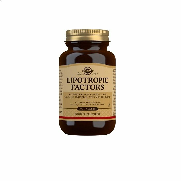 Solgar Lipotropic Factors 100 Tablet