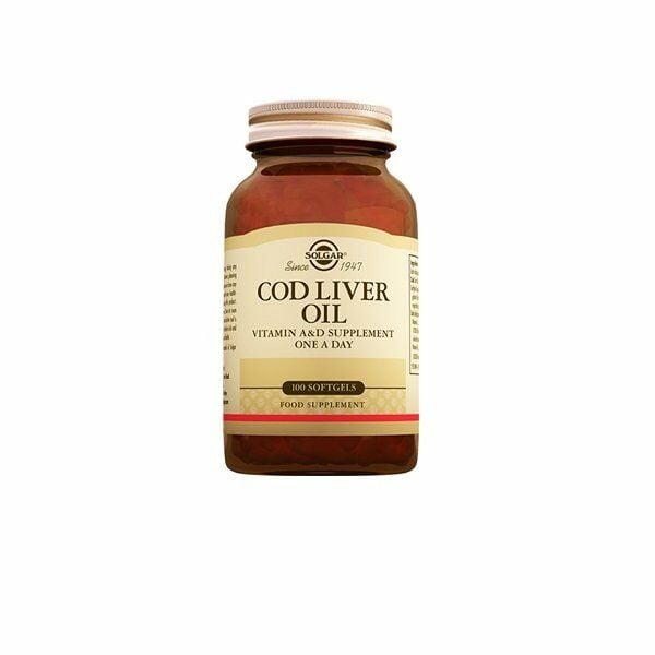 Solgar Cod Liver Oil 100 SoftGel Kapsül