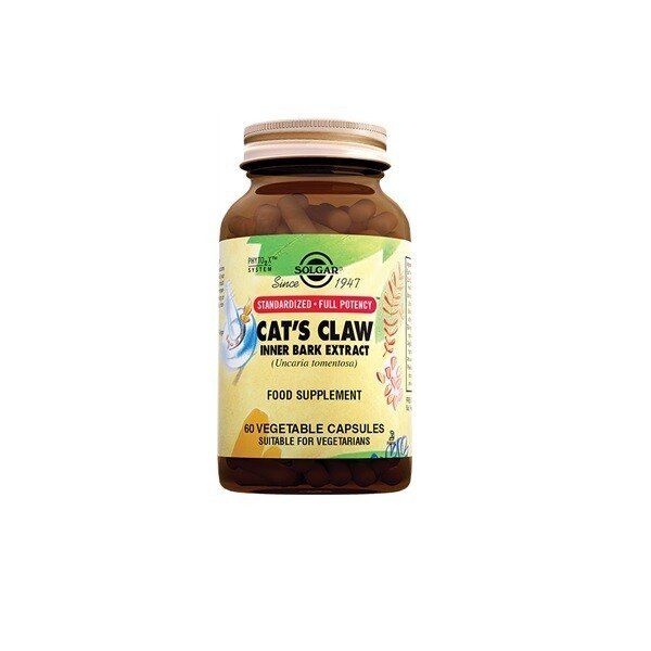 Solgar Cat's Claw Inner Bark Extract 60 Vegi Kapsül