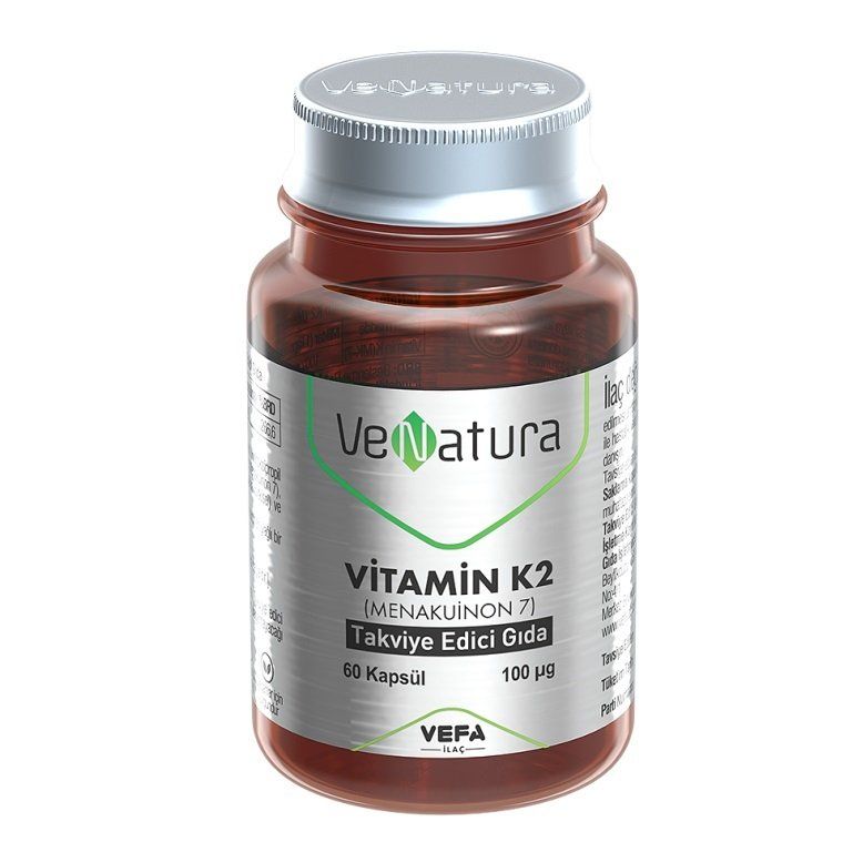 Venatura Vitamin K2 (Menakuinon 7) 100mcg 60 Kapsül