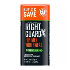 Right Guard Xtreme Invisible Solid Antiperspirant And Deodorant, Fresh Blast 73.7gr