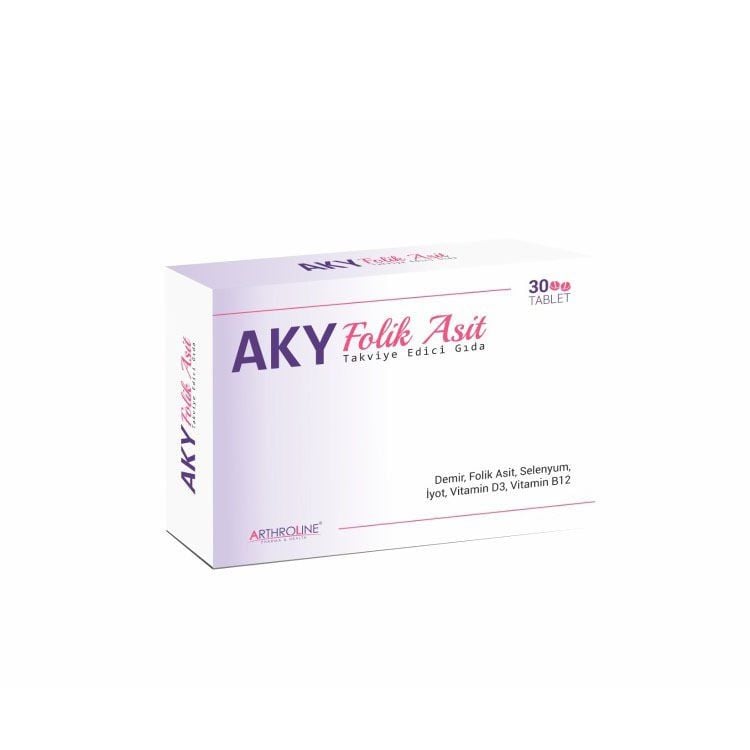 AKY Folik Asit Tablet 30 lu