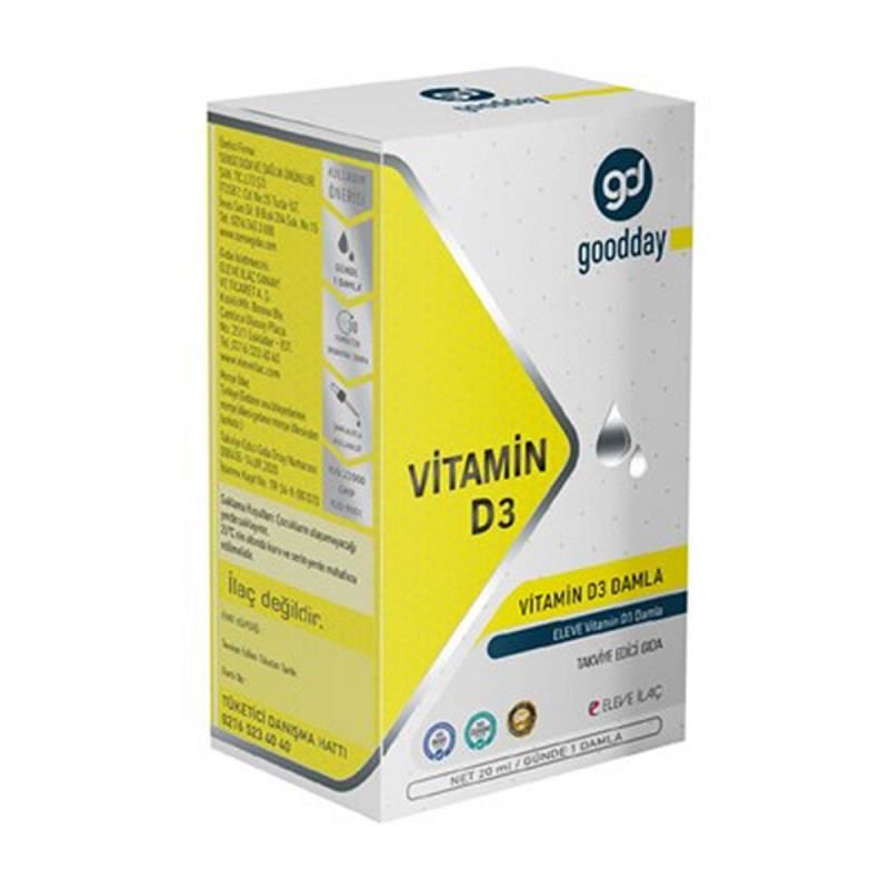 Goodday Vitamin D3 Oral Damla 20 ml