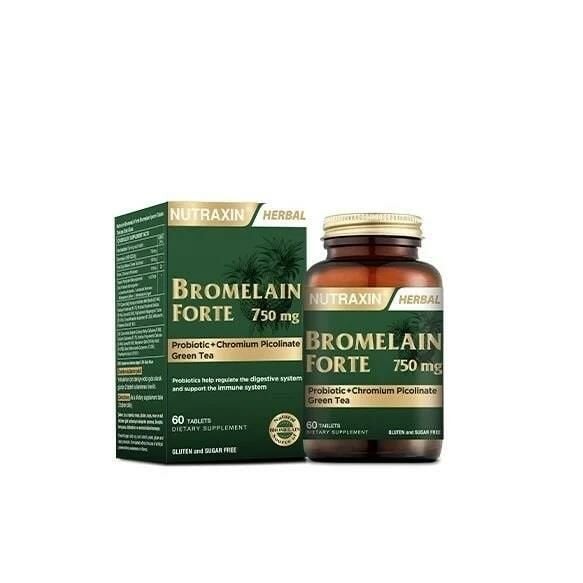 Nutraxin Forte Bromelain 60 Tablet