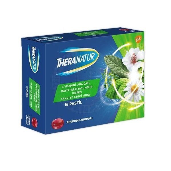 Theranatur Ahududu Aromalı 16 Pastil