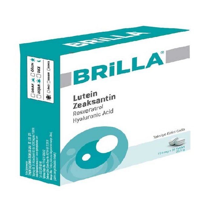 Brilla Lutein 30 Tablet