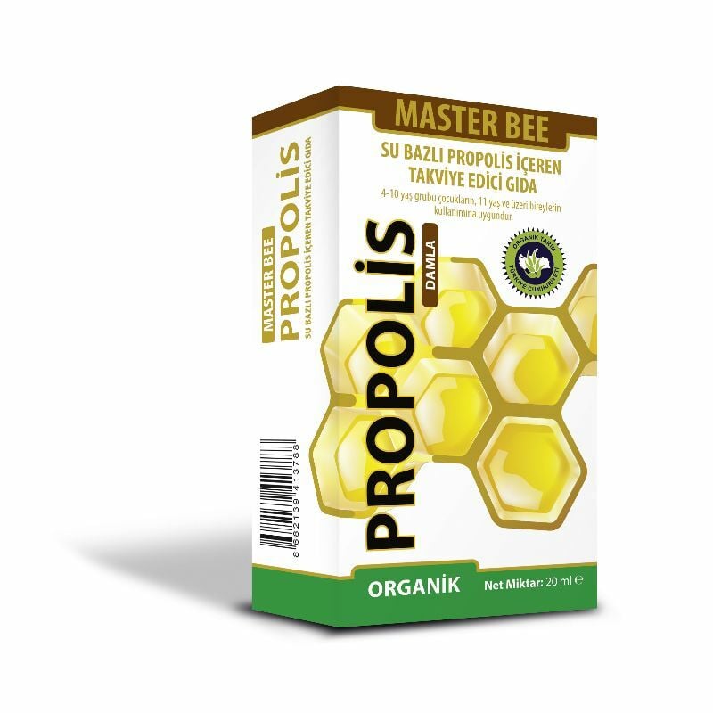 Master Bee Organik Su Bazlı Propolis 20ml