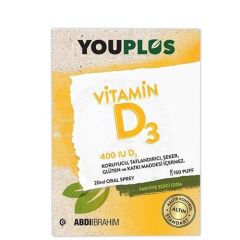 YouPlus Vitamin D3 400IU Oral Sprey 20ml
