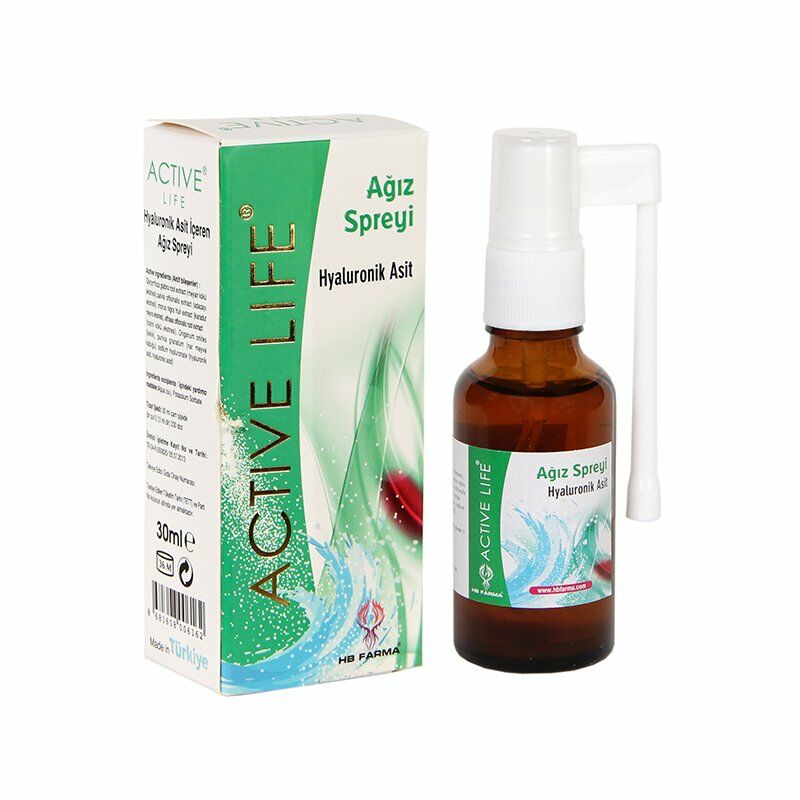 Active Life Ağız Spreyi Hyaluronik Asit 30 ml