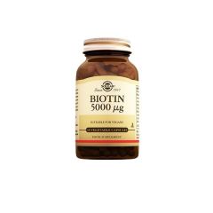 Solgar Biotin 5000mcg 50 Kapsül