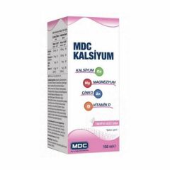 Mdc Kalsiyum Magnezyum Çinko Vitamin D3 150 ml