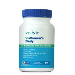 Velavit V-Women's Daily 37 Nutrients with Cranberry 30 Tablet