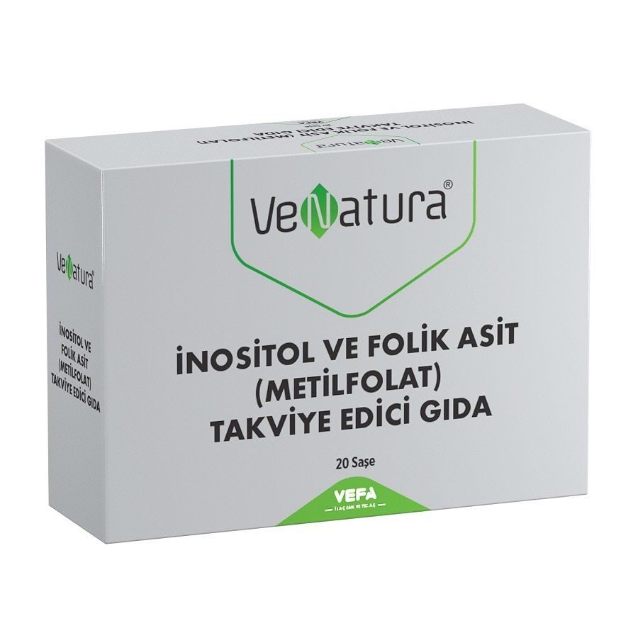 VeNatura İnositol Ve Folik Asit (Metilfolat) 20 Saşe