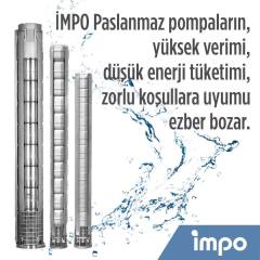 İmpo SS 612/30 Komple Paslanmaz Tek Kademe (17.5HP MOTORA GÖRE)